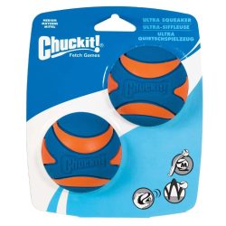 CHUCKIT Ultra Squeaker Sípolós Labda Pakk (M)