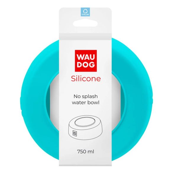 WAUDOG Fröccsenésmentes Szilikon Tál Türkiz (1000 ml)