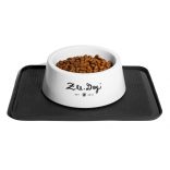 ZEE.MAT Tál Alátét Fekete