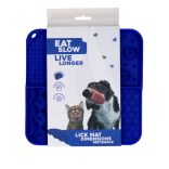 EAT SLOW LIVE LONGER Lick Mat Kék