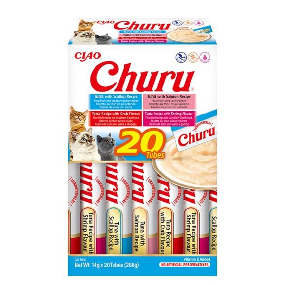 Churu Ciao 20P Tonhal és tenger gyümölcsei variációk