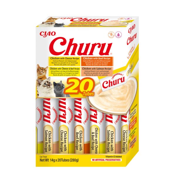Churu Ciao 20P Csirke és marha variációk (4 x 20)