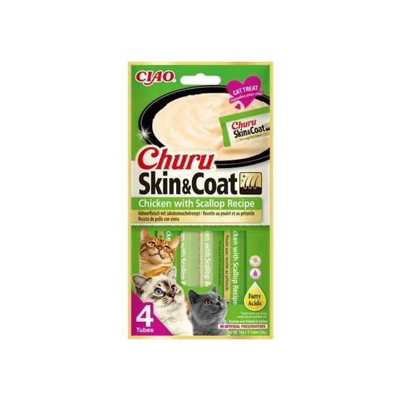 Churu Skin&Coat Csirke, fésűkagylóval
