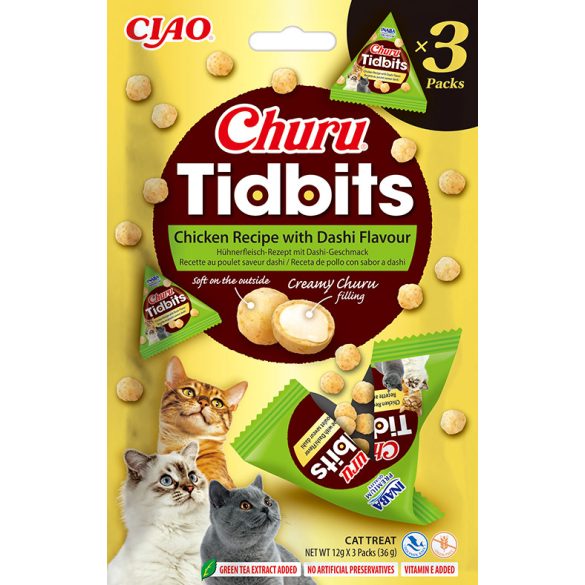 Ciao Churu Tidbits Csirkés Dashi ízesítéssel