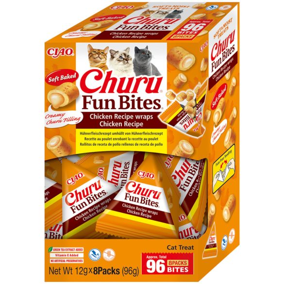 Ciao Churu Fun Bites Csirkés wrap csirkével