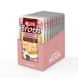 Ciao Broth húsleves, csirkével és lazaccal